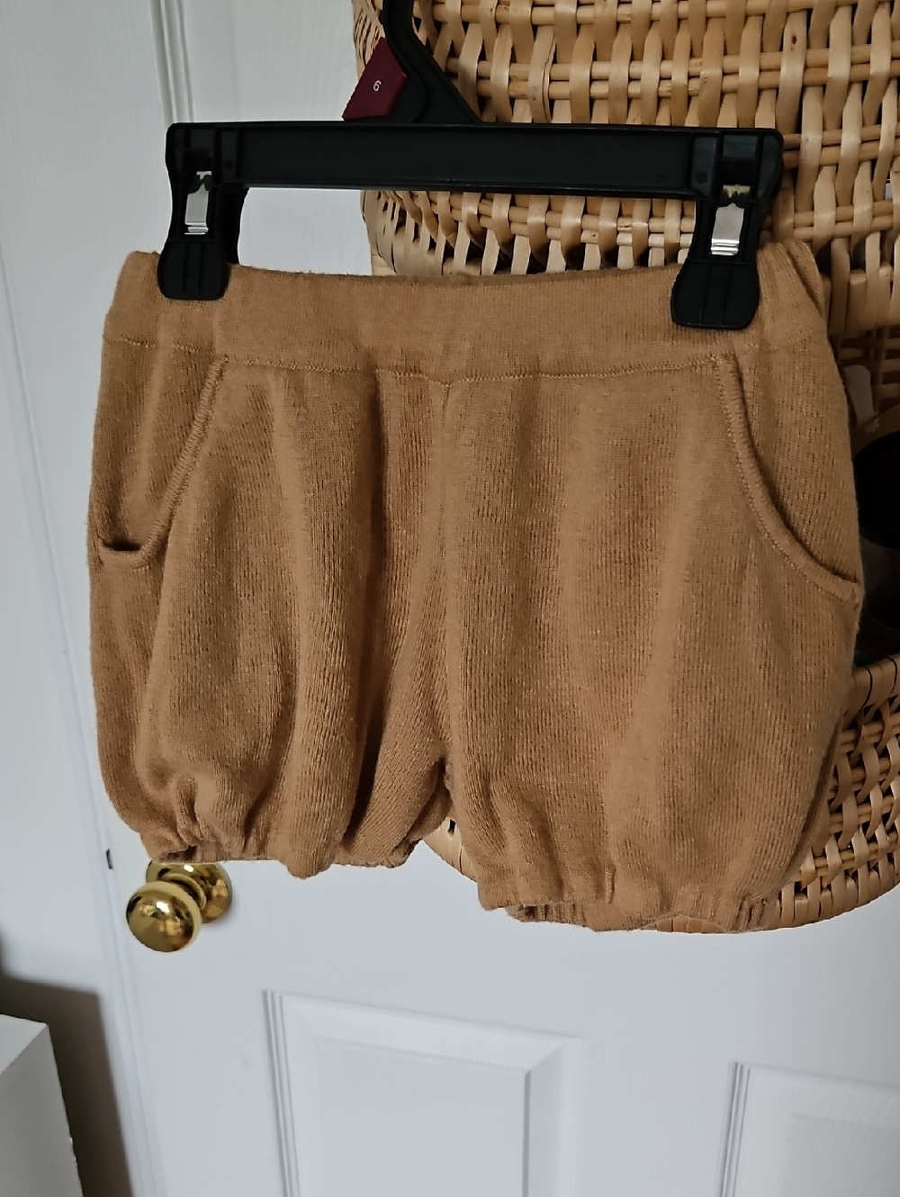 Zara Kids Tan Bloomer Shorts